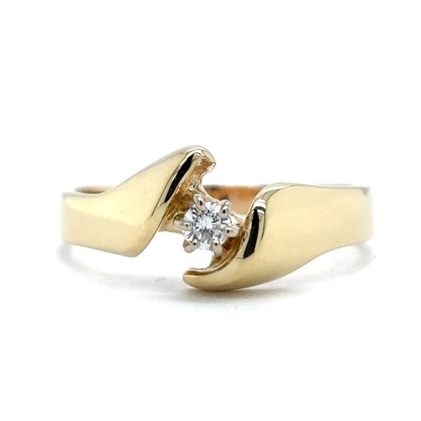 Estate 14K Yellow Gold Diamond Ring Georgetown Jewelers Wood Dale, IL