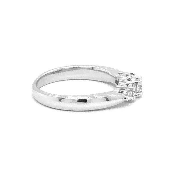 Estate White Gold Diamond Band Image 2 Georgetown Jewelers Wood Dale, IL