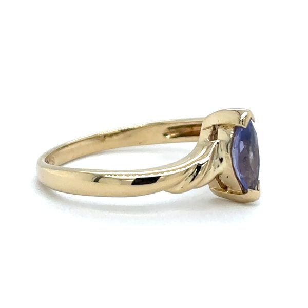 Estate 14K Yellow Gold Tanzanite Ring Image 2 Georgetown Jewelers Wood Dale, IL
