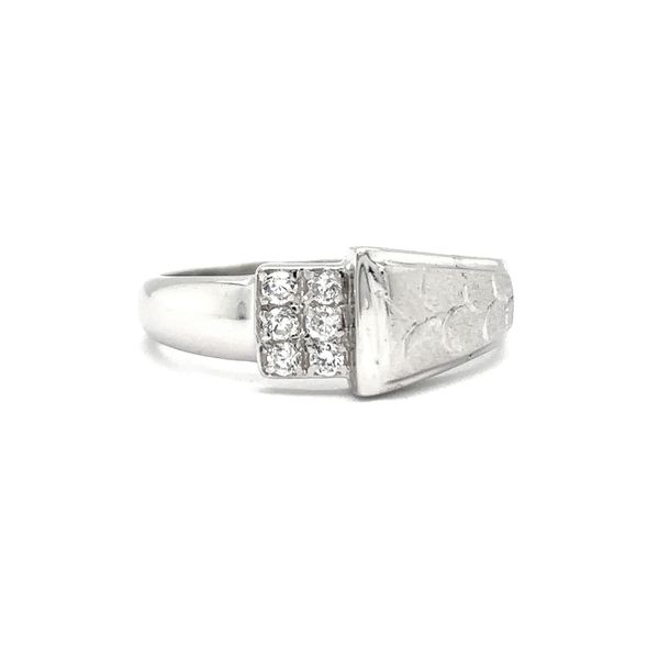 Estate 18K White Gold CZ Ring Georgetown Jewelers Wood Dale, IL