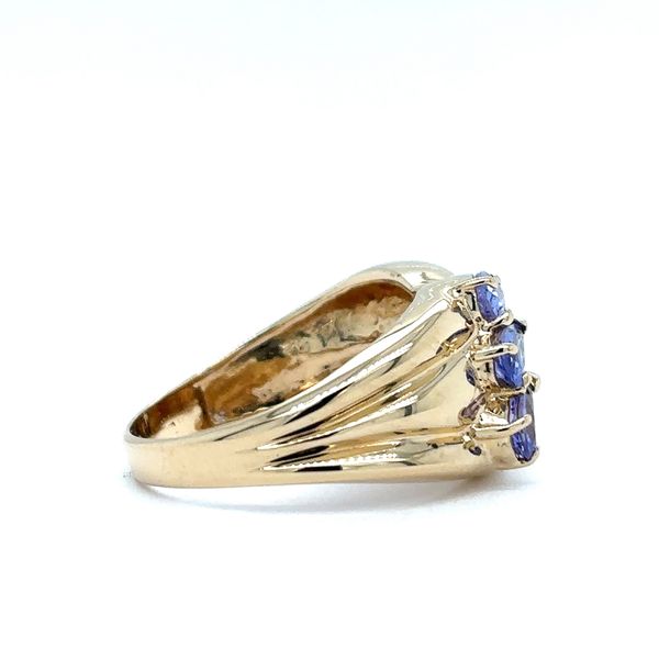 Estate 14K Yellow Gold Tanzanite Ring Image 3 Georgetown Jewelers Wood Dale, IL