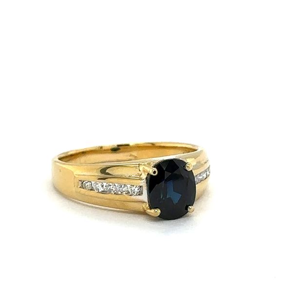 Estate Sapphire & Diamond Ring Image 3 Georgetown Jewelers Wood Dale, IL