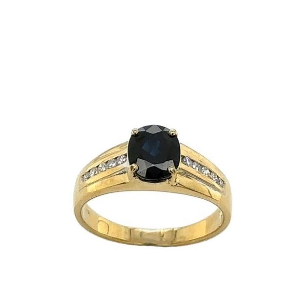 Estate Sapphire & Diamond Ring Georgetown Jewelers Wood Dale, IL