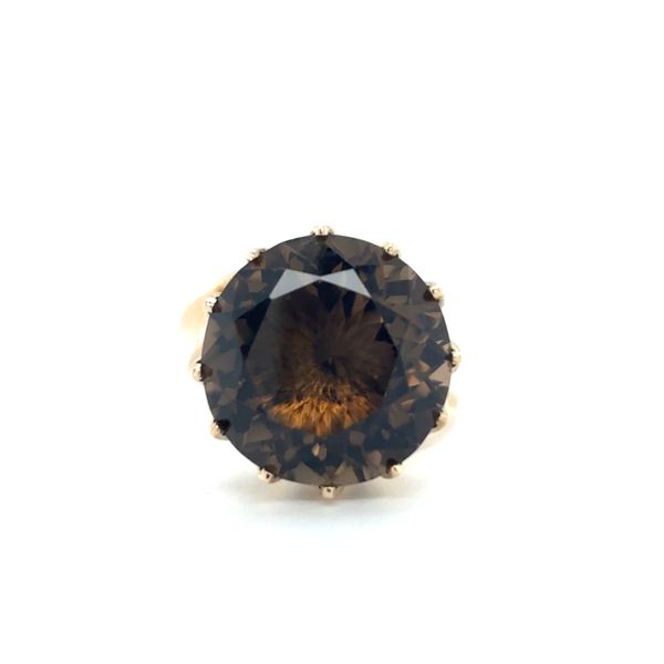 Estate 14K Yellow Gold Smoky Quartz Ring Georgetown Jewelers Wood Dale, IL