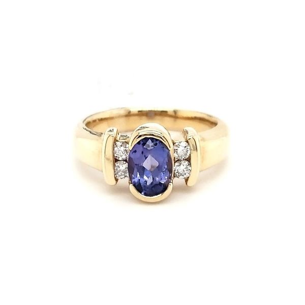 Estate Tanzanite & Diamond Ring Georgetown Jewelers Wood Dale, IL