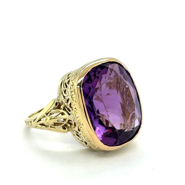 Estate Victorian Amethyst Ring Image 2 Georgetown Jewelers Wood Dale, IL