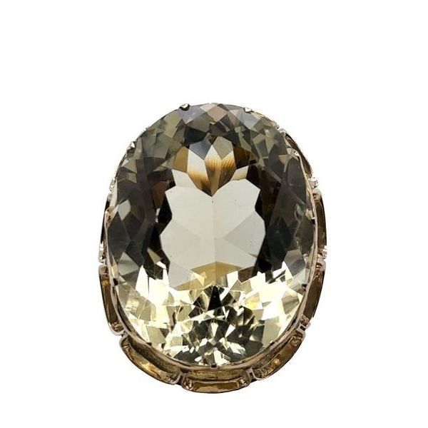 Estate Honey Quartz Ring Georgetown Jewelers Wood Dale, IL