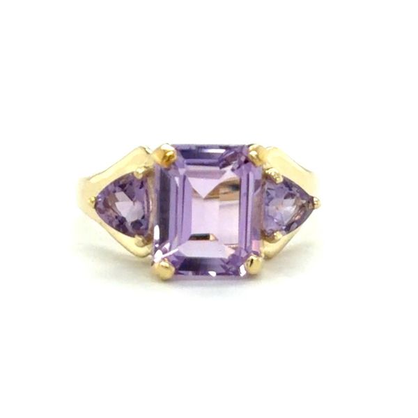 Estate 10K Yellow Gold Amethyst Ring Georgetown Jewelers Wood Dale, IL