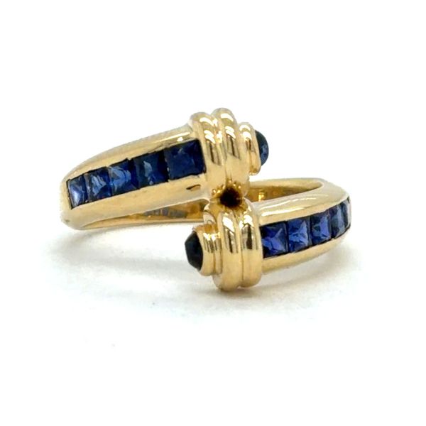 Estate 18K Sapphire Bypass Ring Georgetown Jewelers Wood Dale, IL