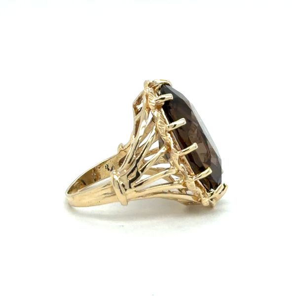 Estate Smoky Quartz Ring Image 2 Georgetown Jewelers Wood Dale, IL