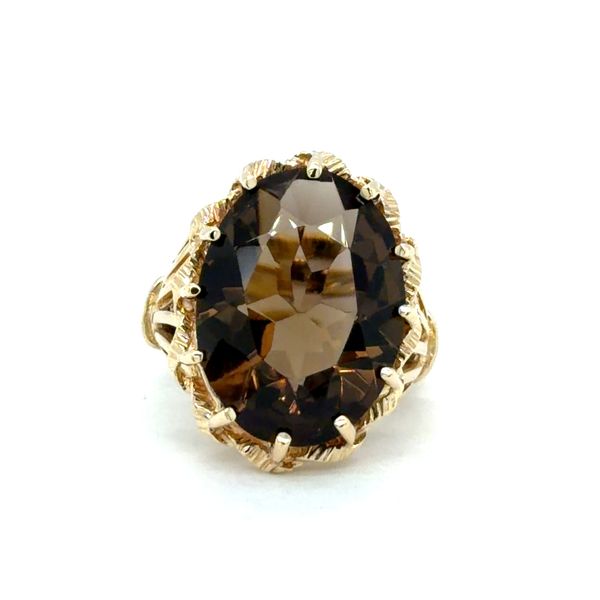 Estate Smoky Quartz Ring Georgetown Jewelers Wood Dale, IL
