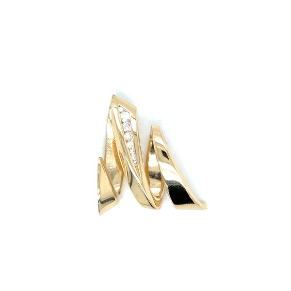 Estate Yellow Gold Diamond Slide Pendant Georgetown Jewelers Wood Dale, IL