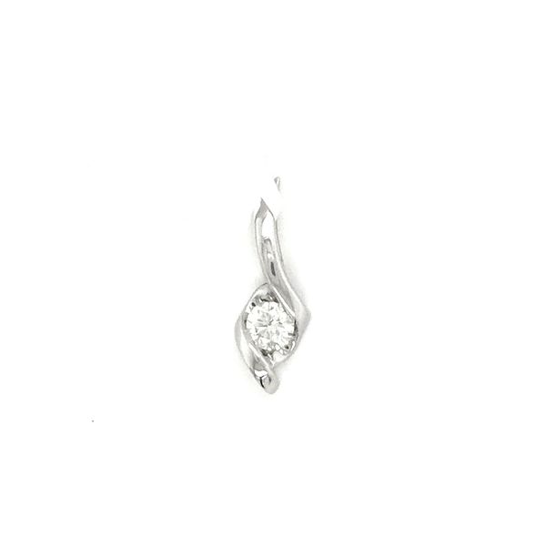 Estate White Gold Diamond Pendant Georgetown Jewelers Wood Dale, IL