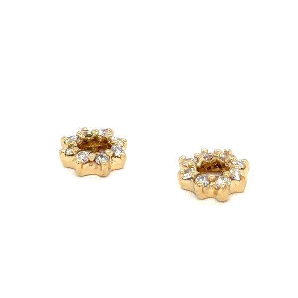 Estate 14KY Diamond Earring Jackets Image 3 Georgetown Jewelers Wood Dale, IL