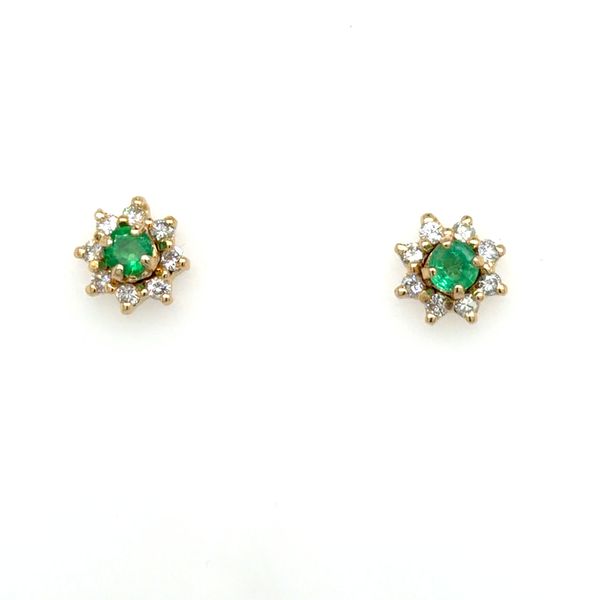 Estate 14KY Diamond Earring Jackets Georgetown Jewelers Wood Dale, IL