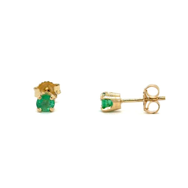 Estate Emerald Stud Earrings Georgetown Jewelers Wood Dale, IL