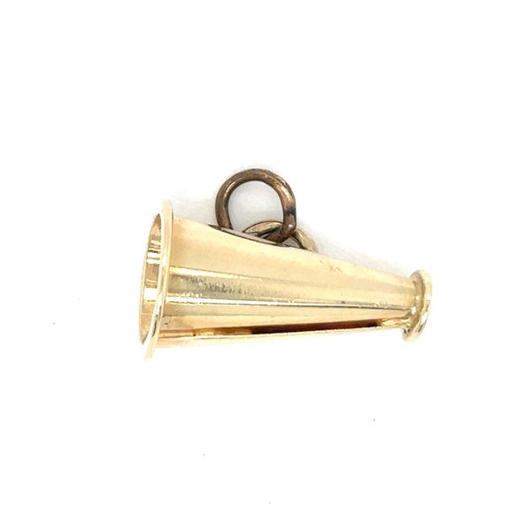 Estate 14K Yellow Gold Megaphone Charm Georgetown Jewelers Wood Dale, IL