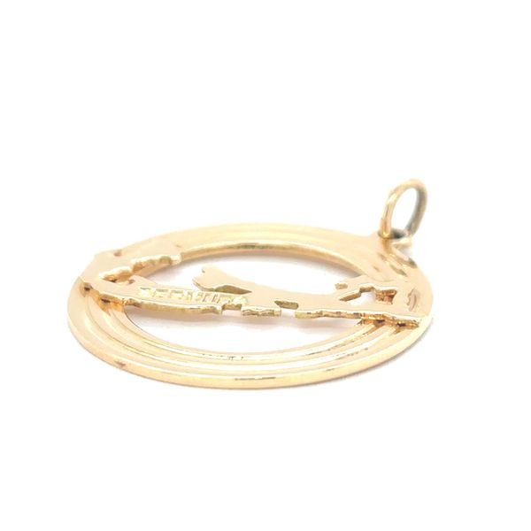 Estate 14K Yellow Gold Bermuda Charm Image 2 Georgetown Jewelers Wood Dale, IL