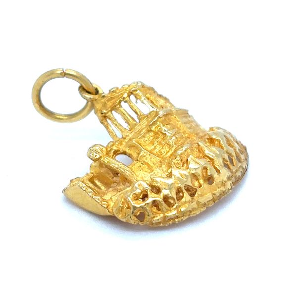 Estate 18K Yellow Gold Parthenon Charm Image 2 Georgetown Jewelers Wood Dale, IL