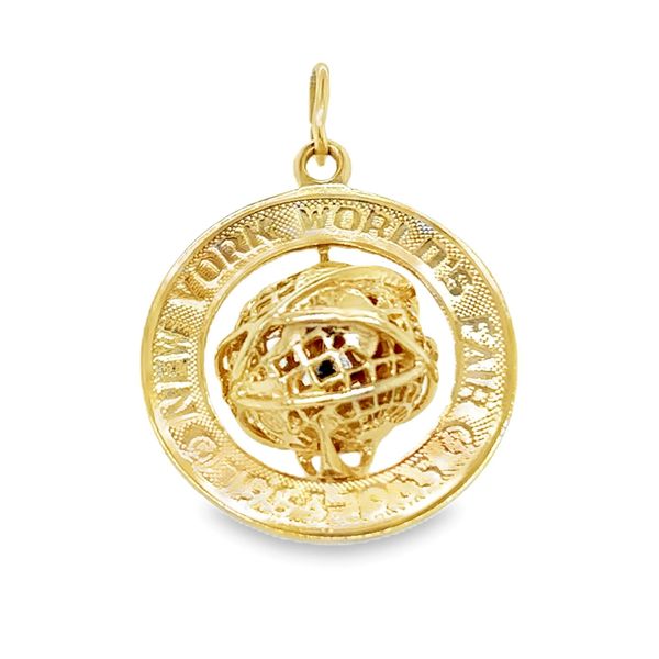 Estate 14K Yellow Gold 1964-1965 World's Fair Charm Georgetown Jewelers Wood Dale, IL