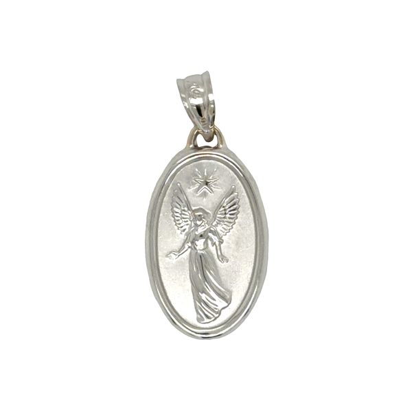 Estate Gold Guardian Angel Medal Georgetown Jewelers Wood Dale, IL