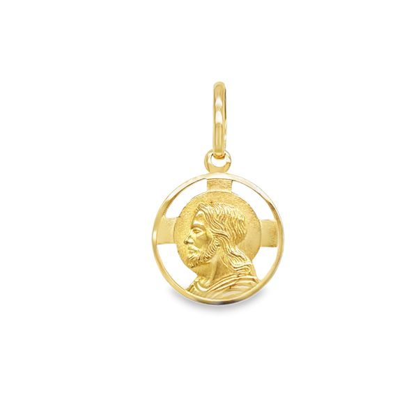 Estate 18K Yellow Gold Jesus Medal Georgetown Jewelers Wood Dale, IL