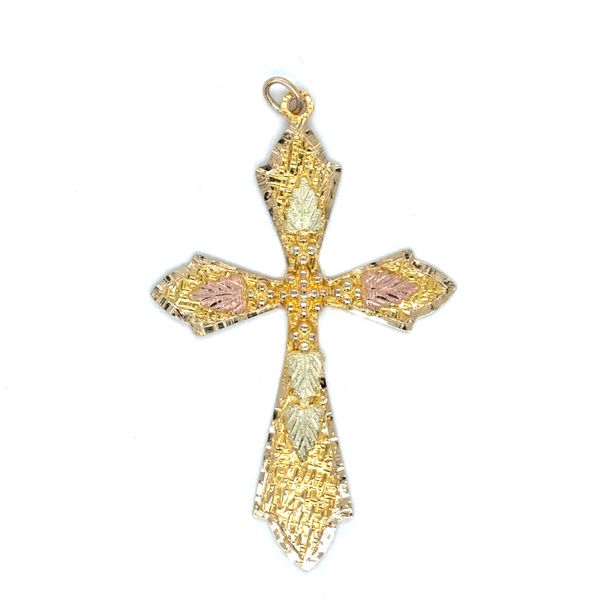 Estate Yellow Gold Black Hills Gold Cross Georgetown Jewelers Wood Dale, IL