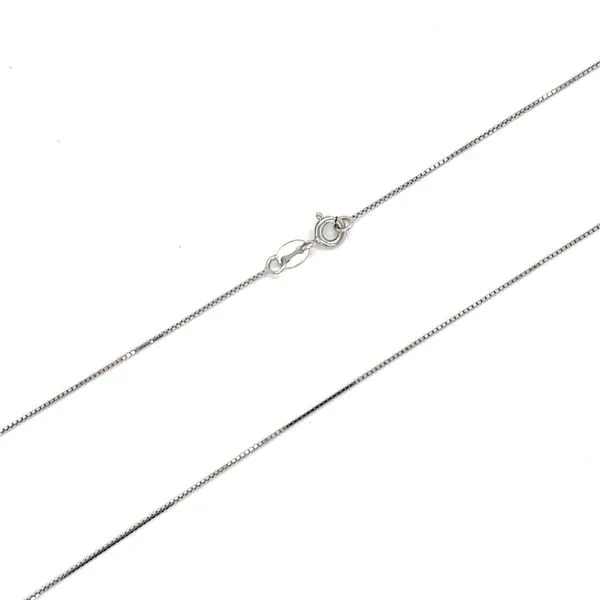 Estate Sterling Silver Box Chain 18.5