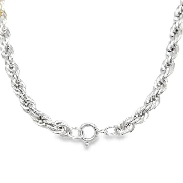 Estate Silver Rope Chain Image 2 Georgetown Jewelers Wood Dale, IL