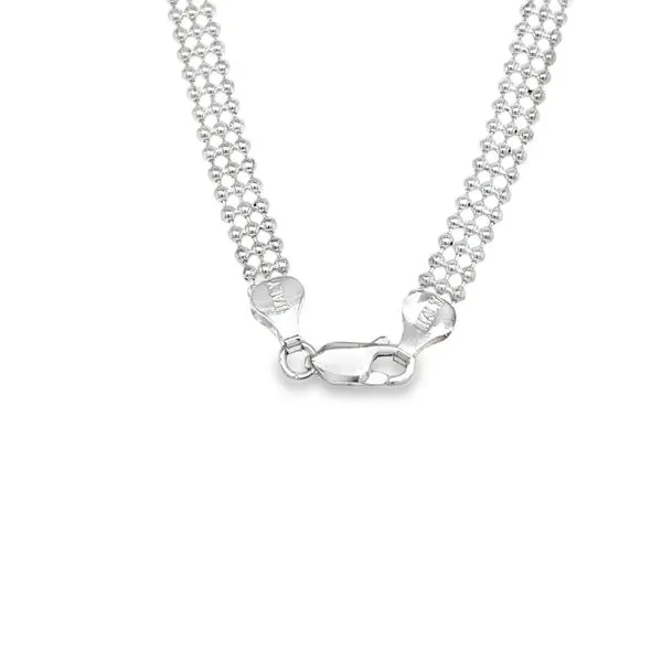Estate Silver Triple Strand Bead Necklace Image 3 Georgetown Jewelers Wood Dale, IL