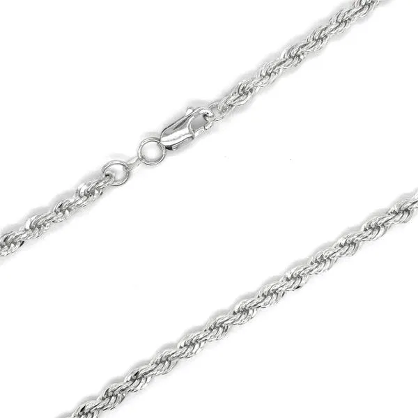 Estate Silver Rope Chain 20\