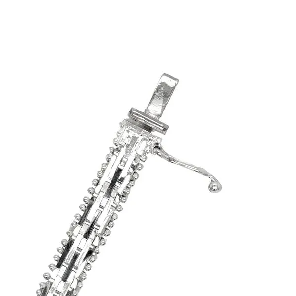 Estate Sterling Silver Diamond Cut Ricchio Bracelet 7