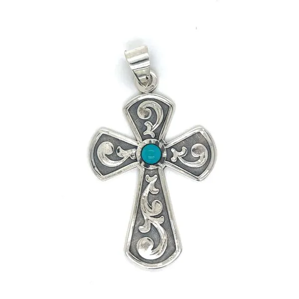 Estate Sterling Silver Cross Georgetown Jewelers Wood Dale, IL
