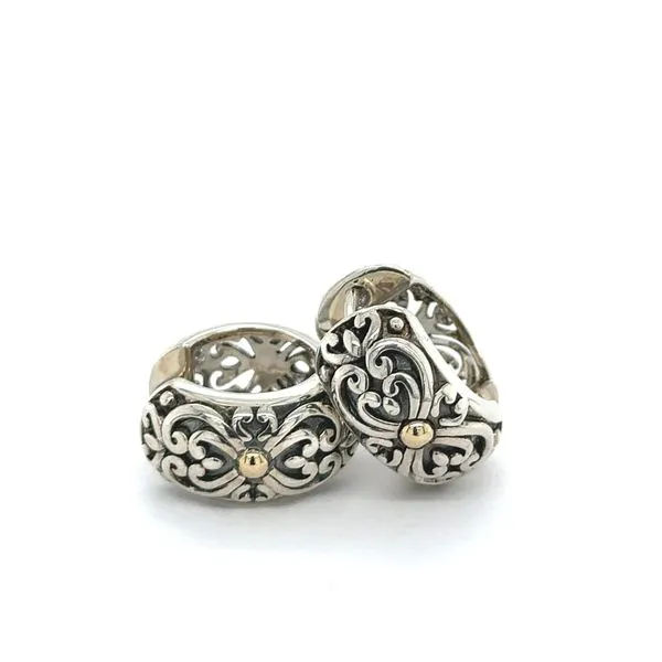 Estate Silver Huggy Earrings Georgetown Jewelers Wood Dale, IL