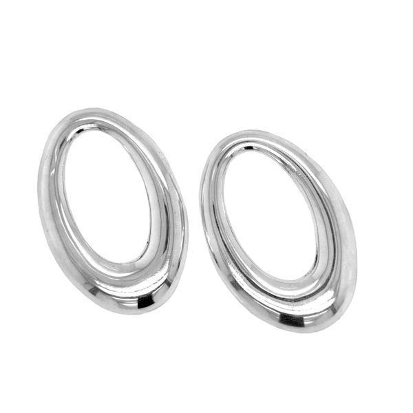 Estate Interchaneable Doorknocker Earrings with 4 Hoops Image 5 Georgetown Jewelers Wood Dale, IL
