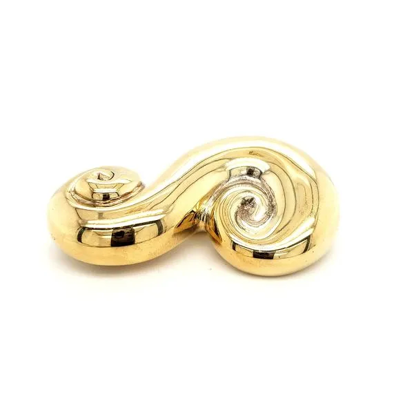 Estate Sterling Silver Gold Plated Pin
