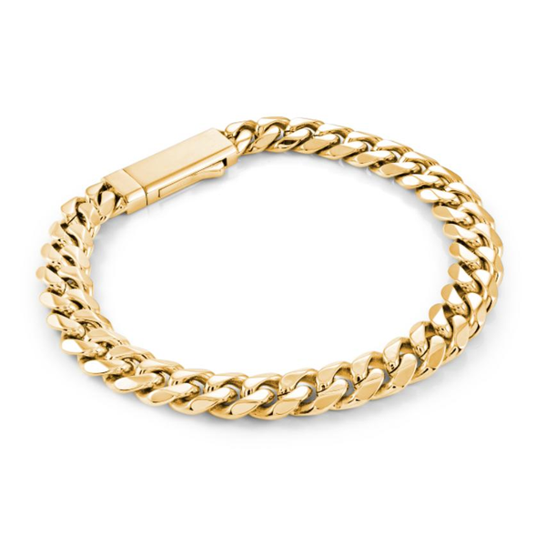 Yellow Gold Plated Stainless Steel Bracelet Georgetown Jewelers Wood Dale, IL