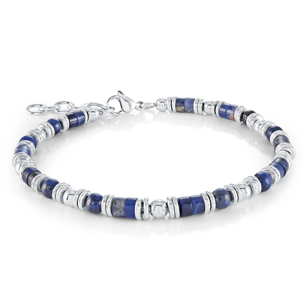 Stainless Steel Sodalite Bracelet Georgetown Jewelers Wood Dale, IL