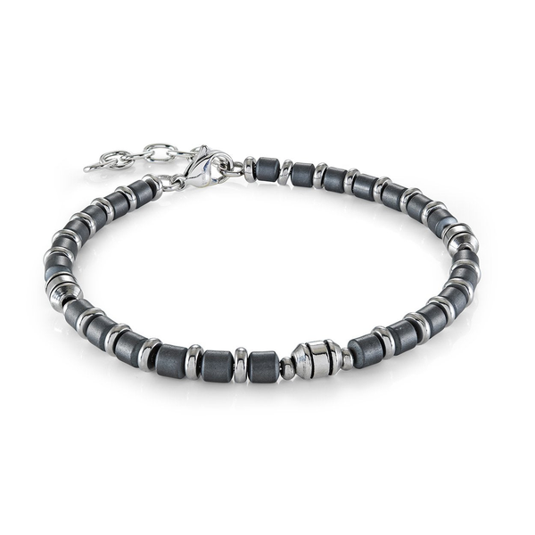 Stainless Steel Hematite Bracelet Georgetown Jewelers Wood Dale, IL