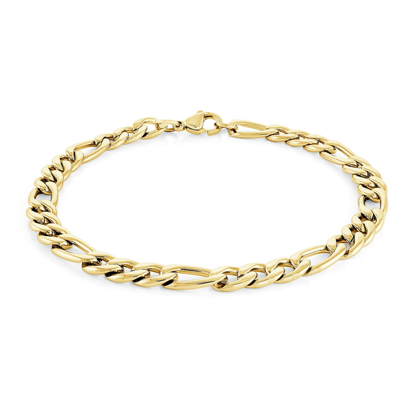Yellow Gold Plated Stainless Steel Bracelet Georgetown Jewelers Wood Dale, IL