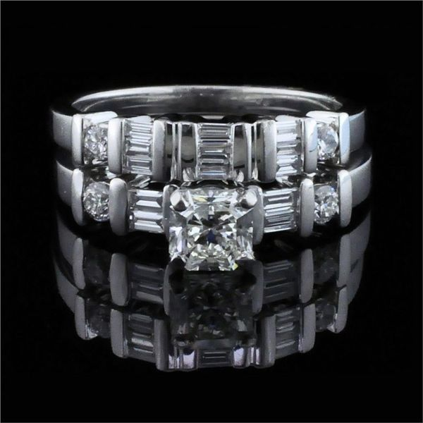 Platinum and Diamond Wedding Set Geralds Jewelry Oak Harbor, WA