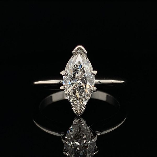 1.51Ct Marquise Cut Solitaire Diamond Engagement Ring Geralds Jewelry Oak Harbor, WA