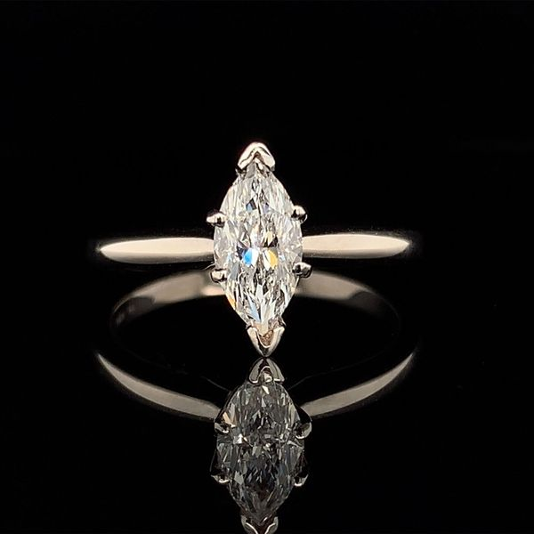 .73Ct Marquise Cut Solitaire Diamond Engagement Ring Geralds Jewelry Oak Harbor, WA