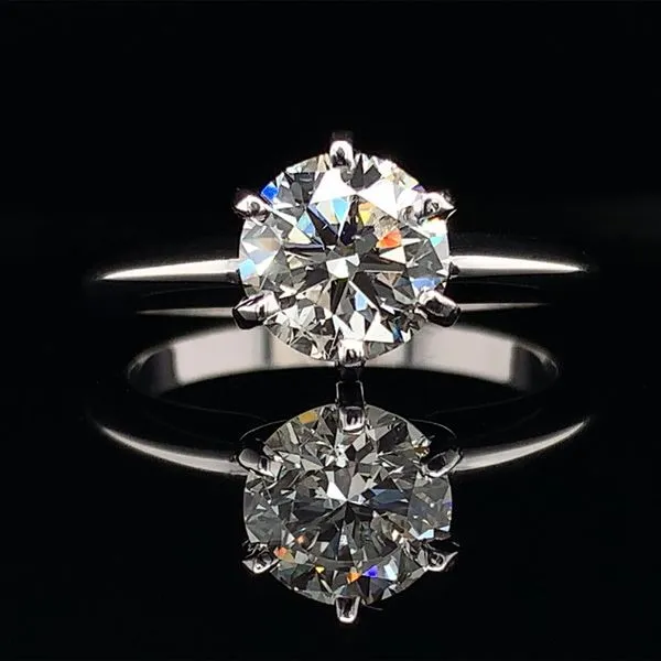 Round Brilliant Cut Diamond Solitaire Engagement Ring, 1.50Ct Geralds Jewelry Oak Harbor, WA