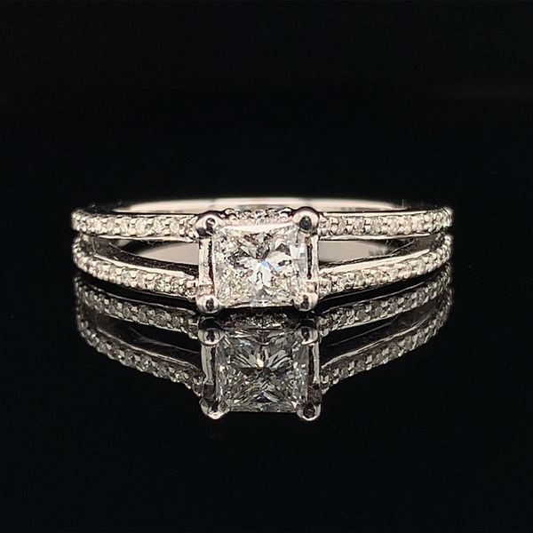 Princess Cut Center Diamond Engagement Ring Geralds Jewelry Oak Harbor, WA