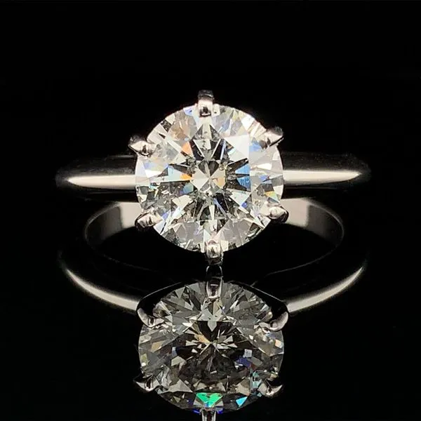 2.08Ct Round Brilliant Cut Diamond Engagement Ring Geralds Jewelry Oak Harbor, WA