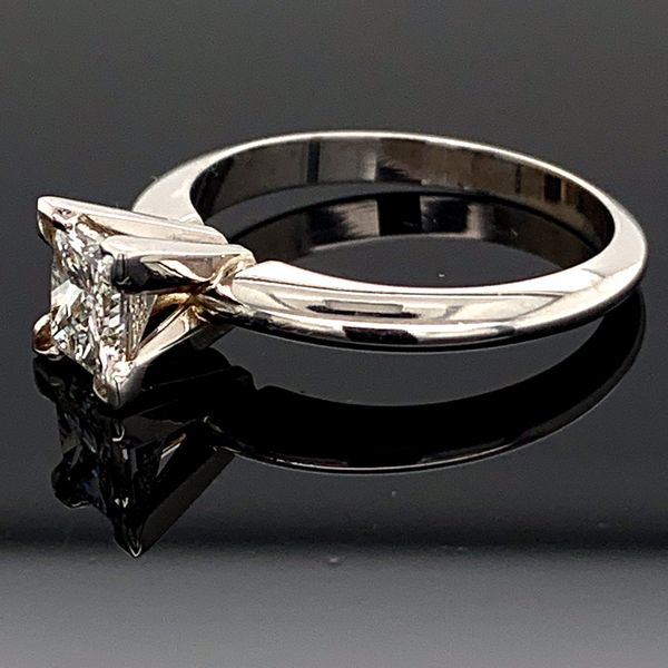 Princess Cut Diamond Solitaire Engagement Ring Image 2 Geralds Jewelry Oak Harbor, WA