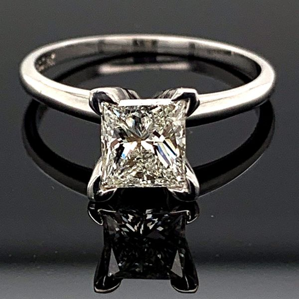 1.47Ct Princess Cut Diamond Engagement Ring Geralds Jewelry Oak Harbor, WA