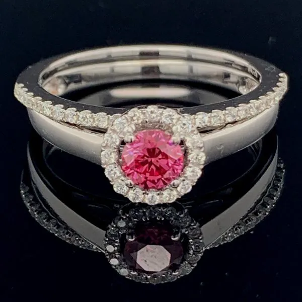 Pink Diamond Wedding Set Geralds Jewelry Oak Harbor, WA
