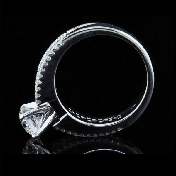 18K White Gold and Diamond Engagement Ring Image 3 Geralds Jewelry Oak Harbor, WA